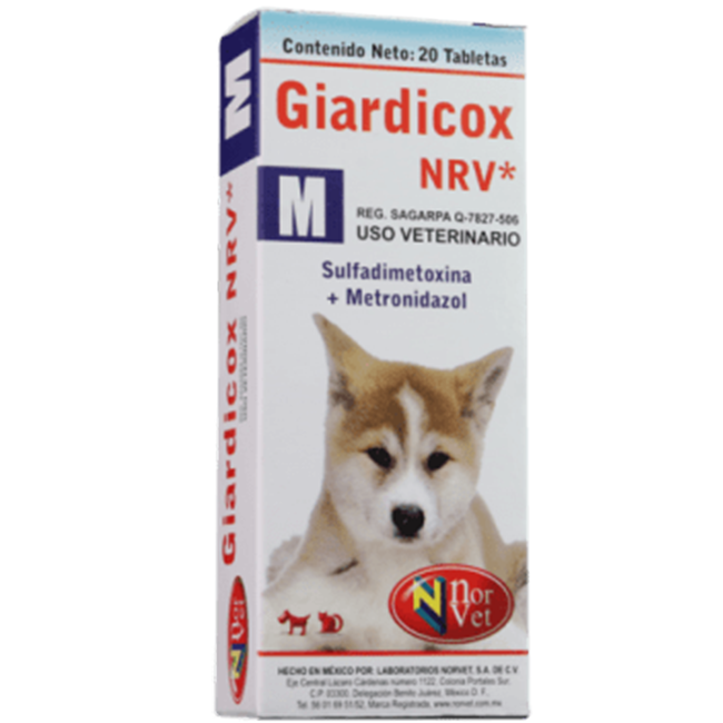 Giardicox Nrv M 250 Mg 20 Tabletas - Norvet Giardicox Nrv M 250 Mg 20 Tabletas - Norvet